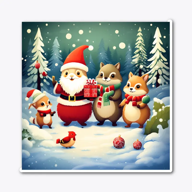  Festivities: Squirrels in Holiday 